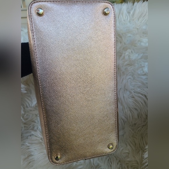 Kate Spade Cedar Street Mini Harmony Leather Tote- Rose Gold - Picture 6 of 7